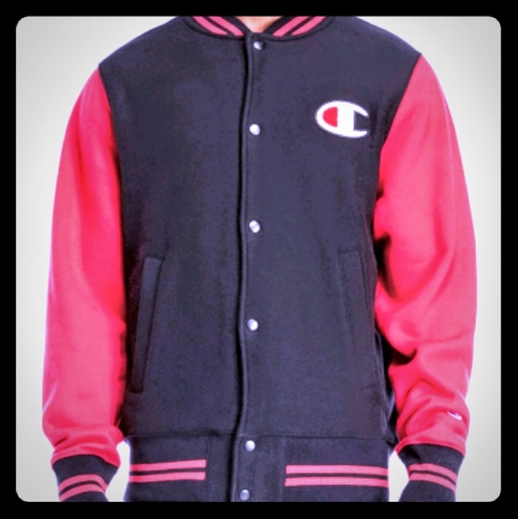 champion 1919 hooded letterman jacket